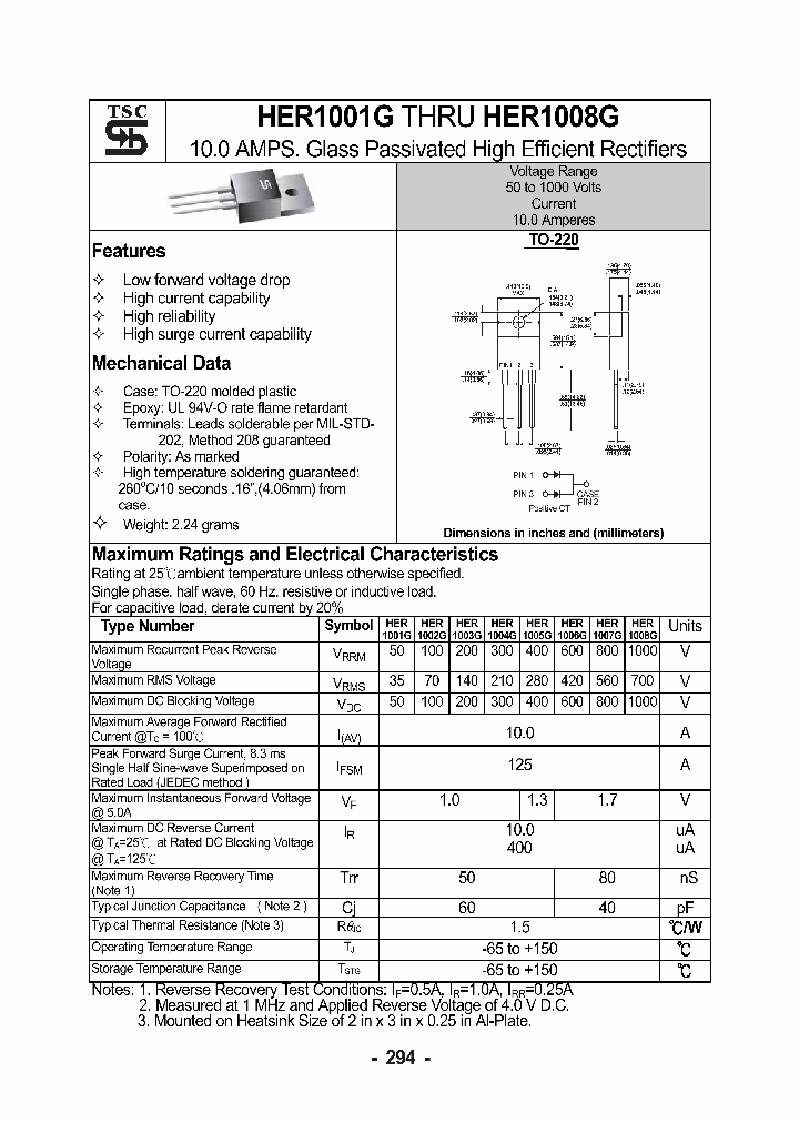 HER1001G_215840.PDF Datasheet
