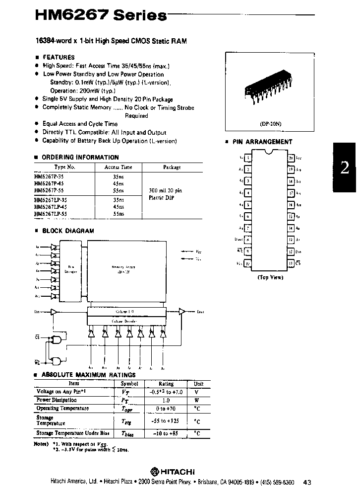 HM6267LP-35_222620.PDF Datasheet