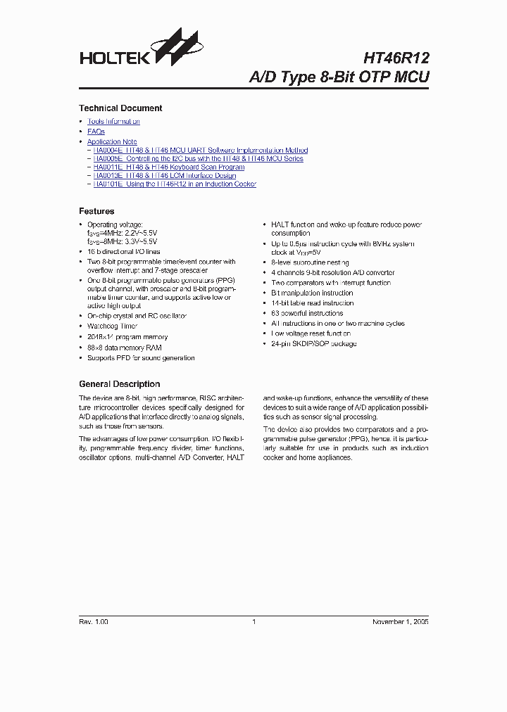 HT46R12_241355.PDF Datasheet