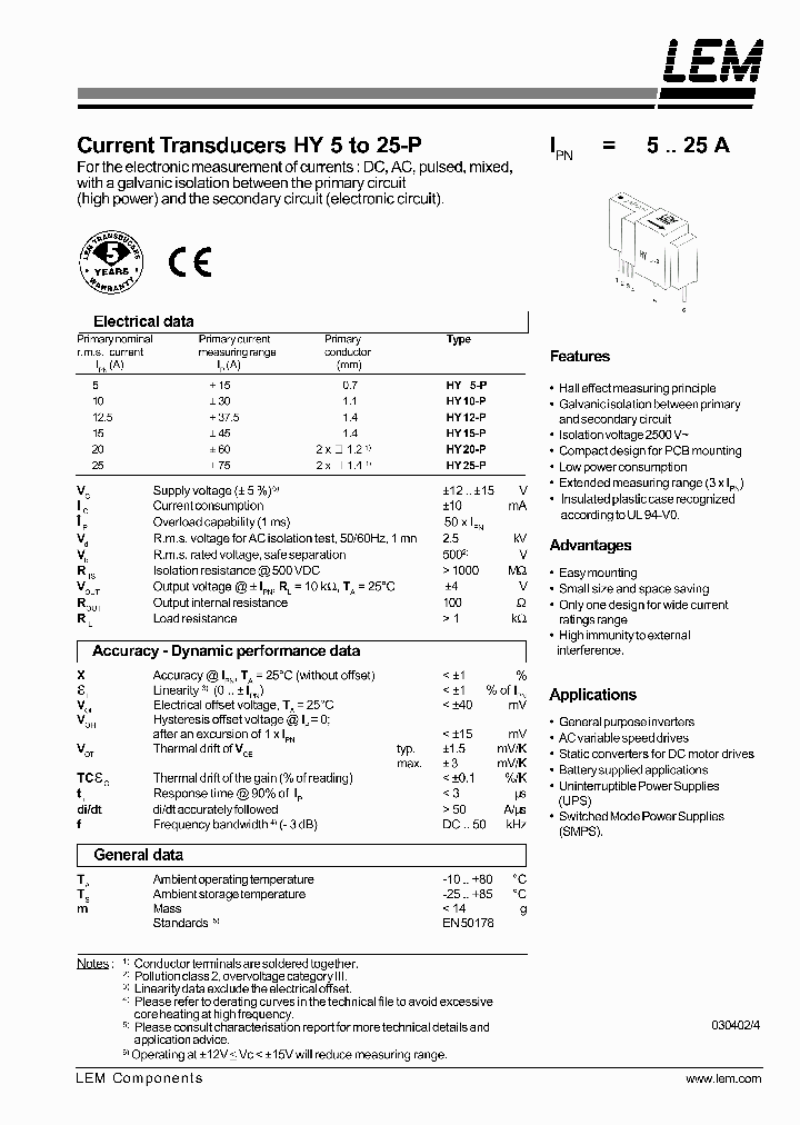 HY25-P_220224.PDF Datasheet