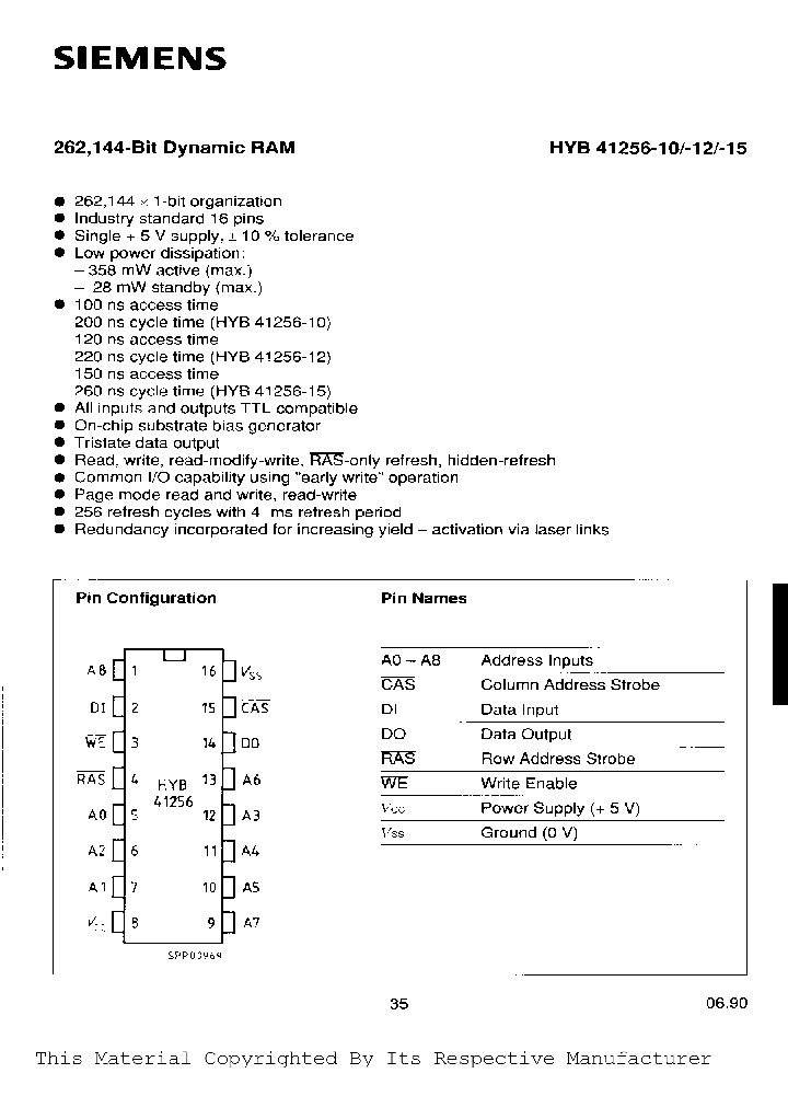 HYB41256_242427.PDF Datasheet