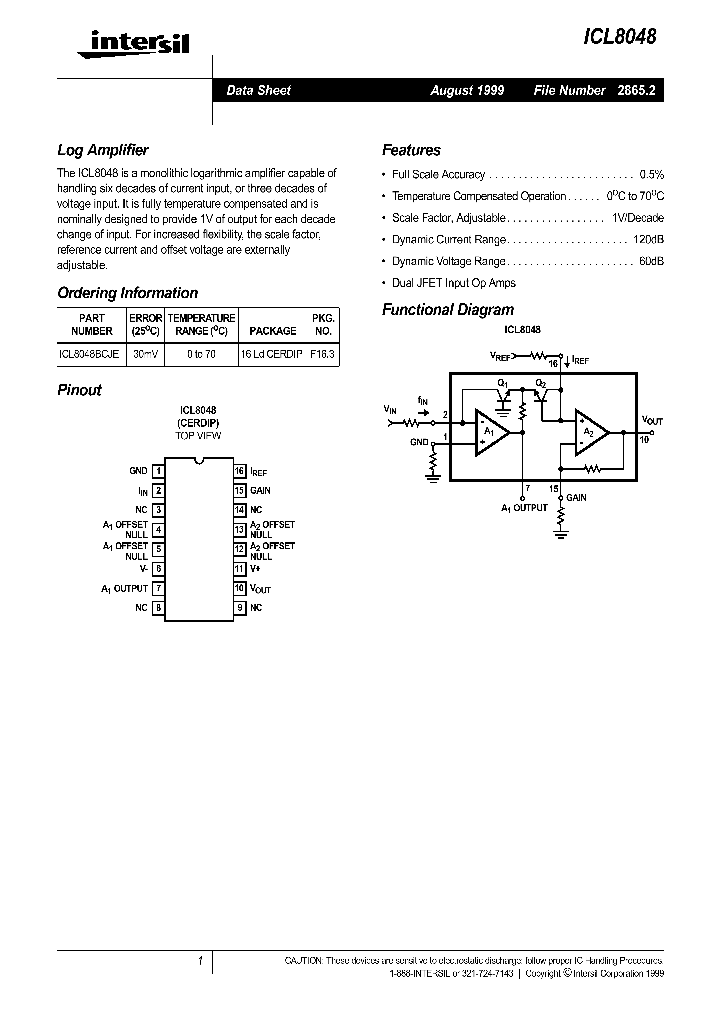 ICL8048_257715.PDF Datasheet
