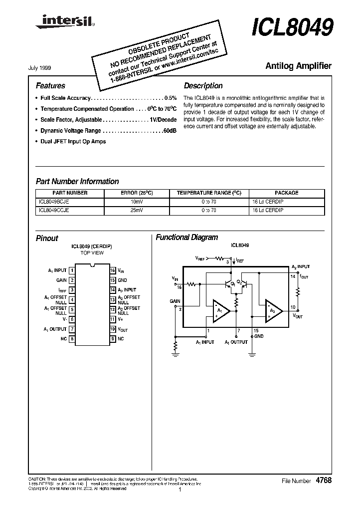 ICL8049_218506.PDF Datasheet