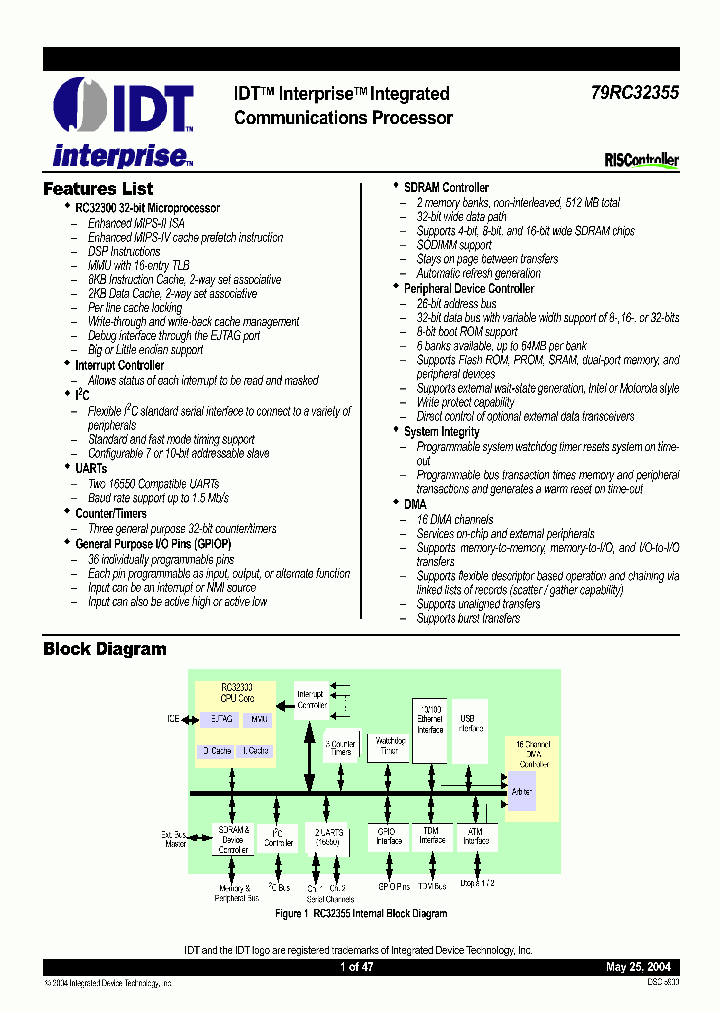 IDT79RC32332_240327.PDF Datasheet