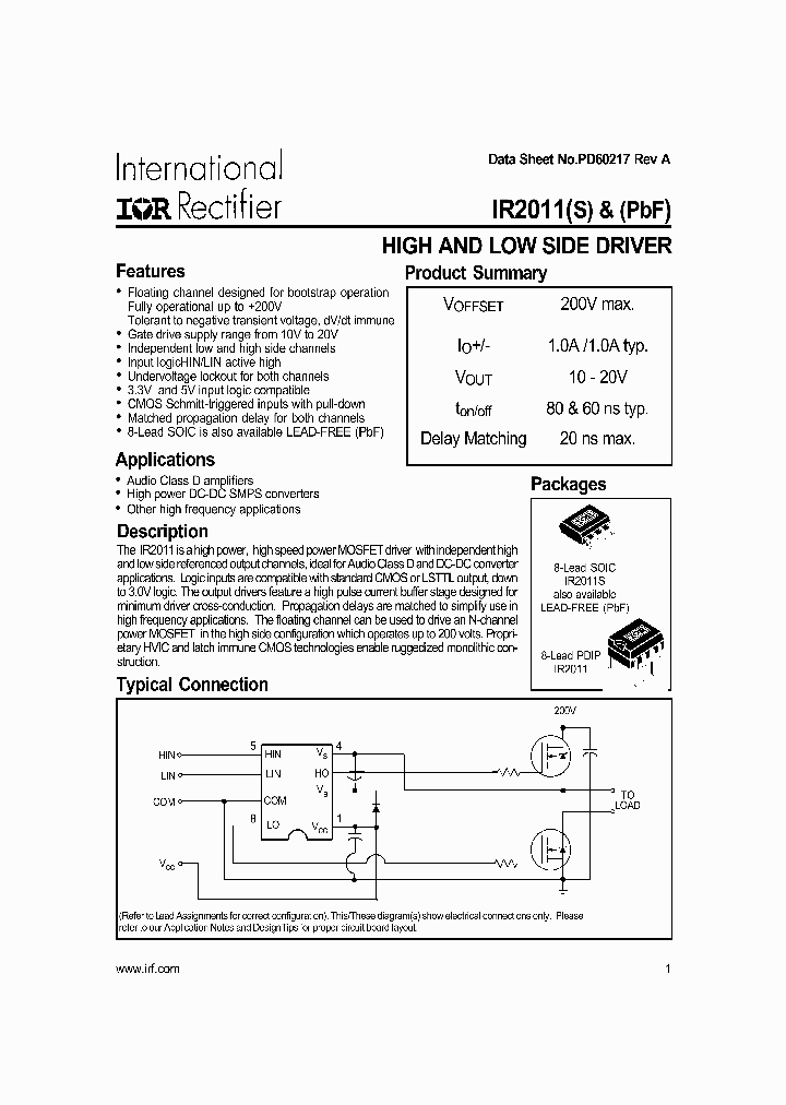 IR2011_264457.PDF Datasheet