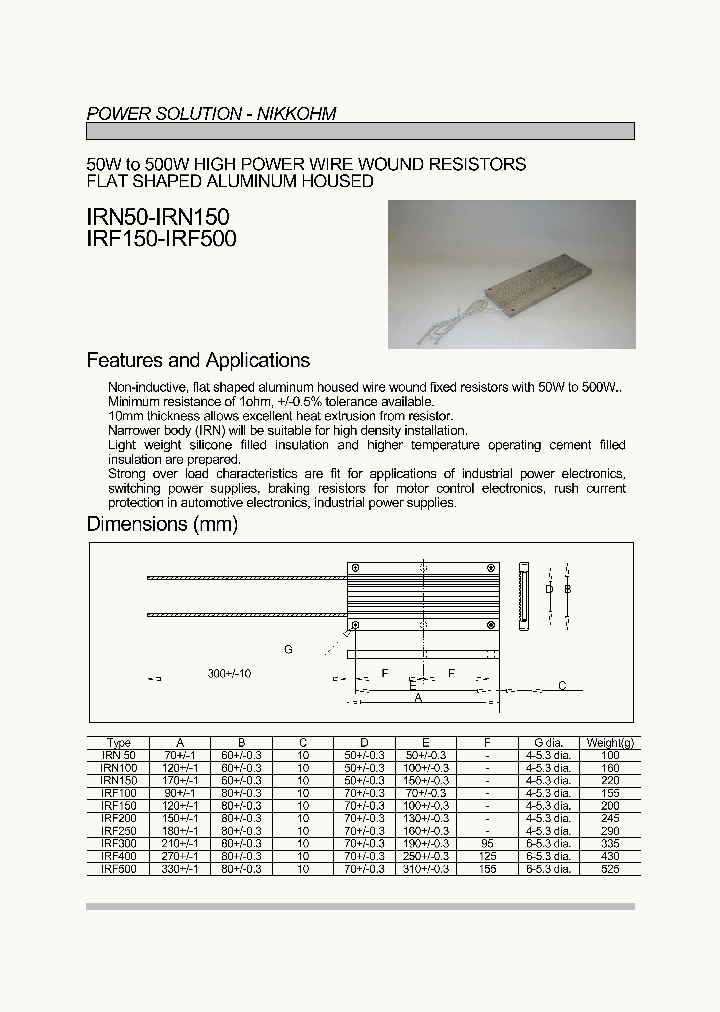 IRF100_215811.PDF Datasheet