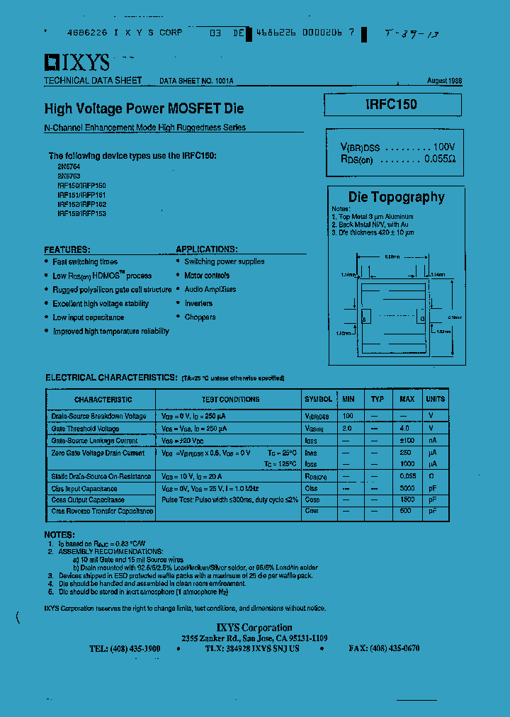 IRFC150_241756.PDF Datasheet
