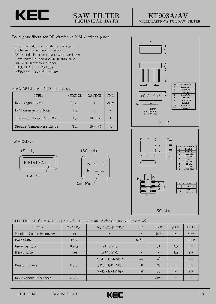 KF903A_258898.PDF Datasheet