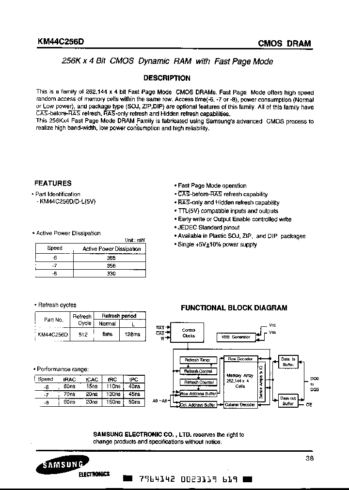 KM44C256D_224046.PDF Datasheet