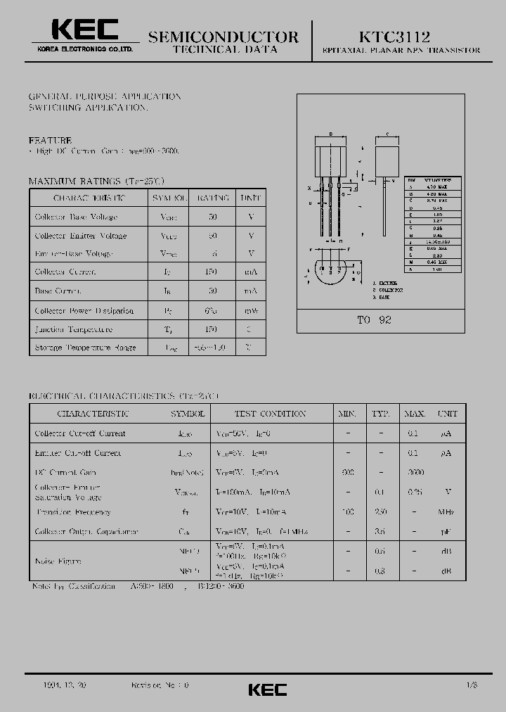 KTC3112_266912.PDF Datasheet