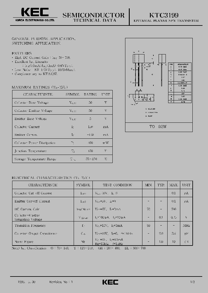 KTC3199_223377.PDF Datasheet