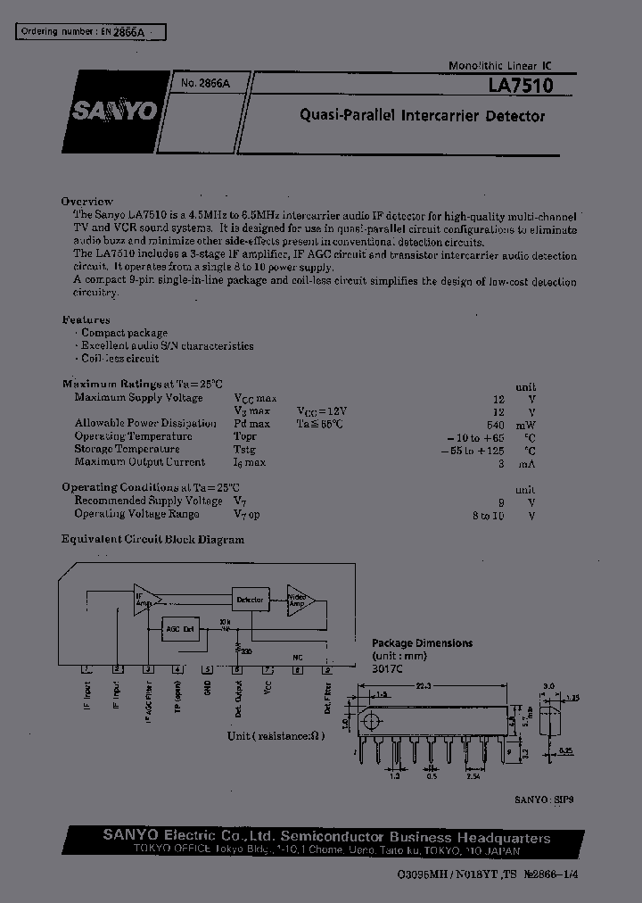 LA7510_232868.PDF Datasheet