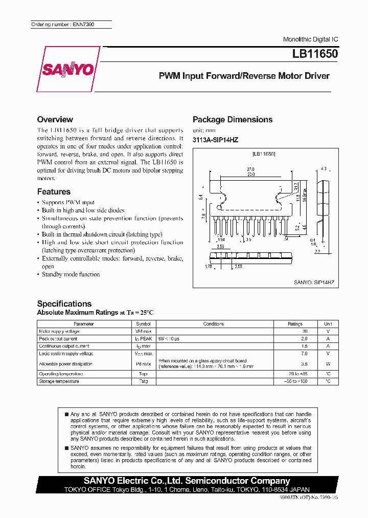 LB11650_257533.PDF Datasheet