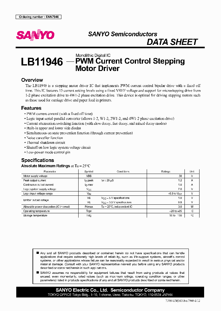 LB11946_224235.PDF Datasheet