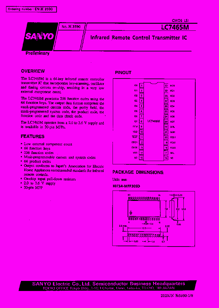 LC7465_215714.PDF Datasheet