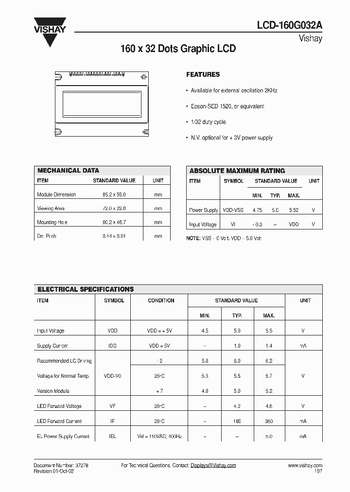 LCD160G032A_243603.PDF Datasheet