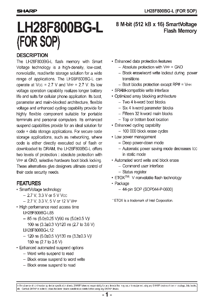 LH28F800BG_232214.PDF Datasheet