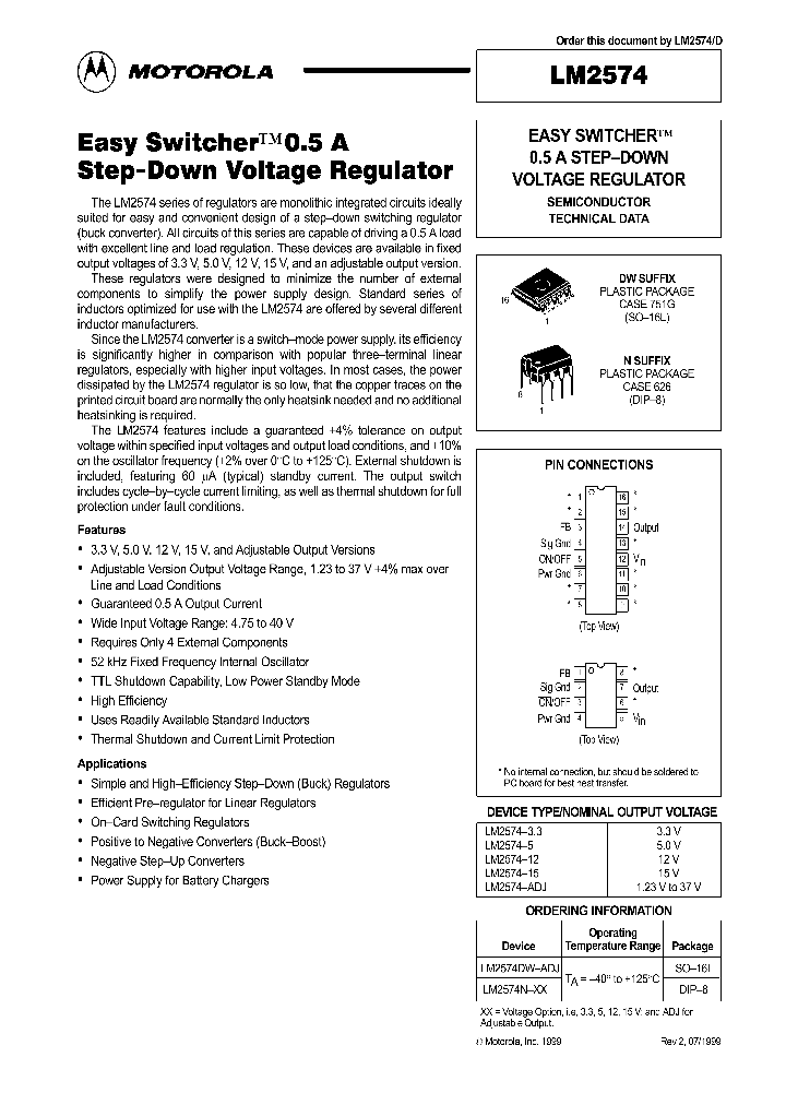 LM2574_249570.PDF Datasheet