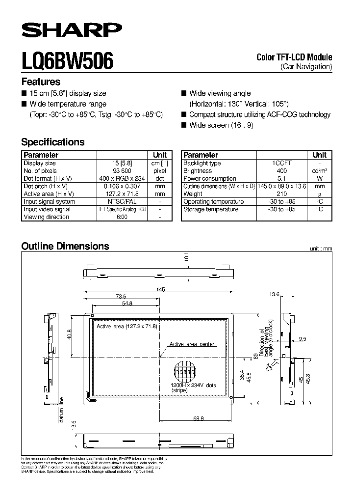 LQ6BW506_220304.PDF Datasheet