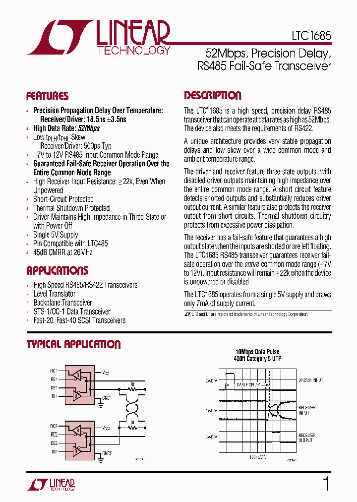 LTC1685_236134.PDF Datasheet