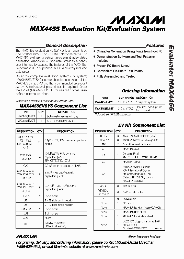 MAX4358EVKIT_270446.PDF Datasheet