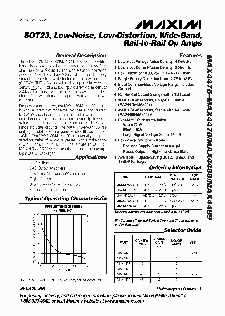 MAX4488_255445.PDF Datasheet
