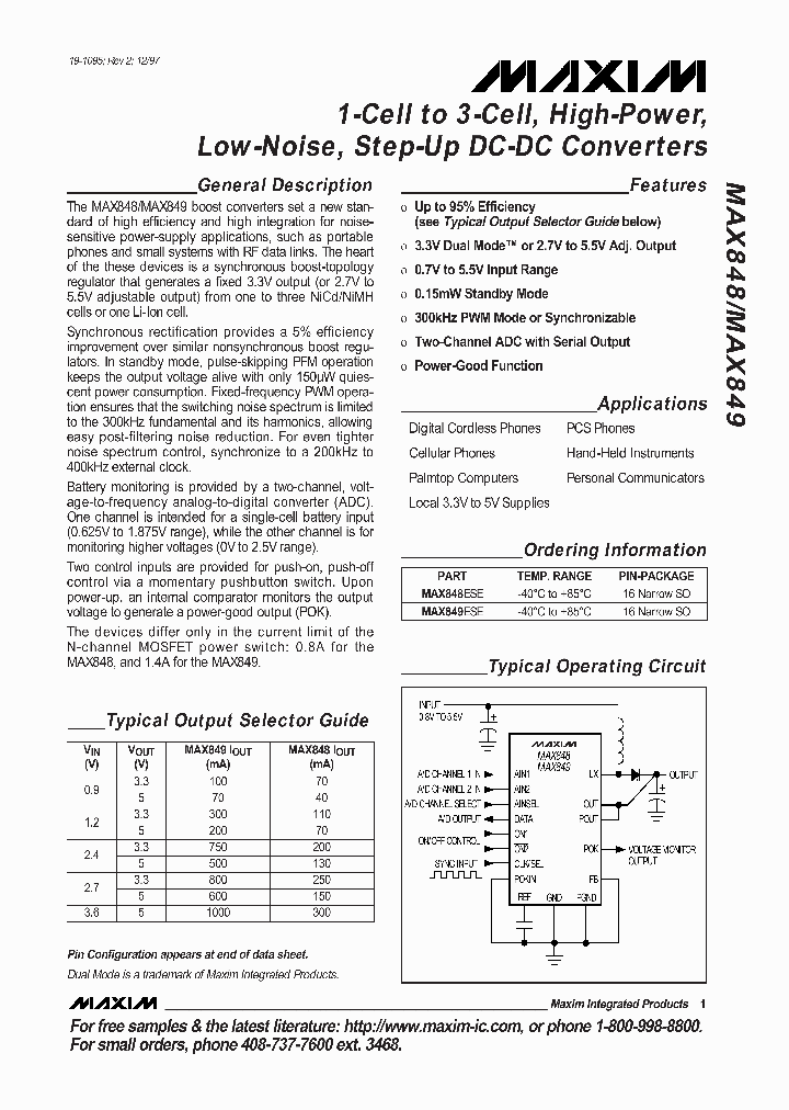 MAX849_259392.PDF Datasheet