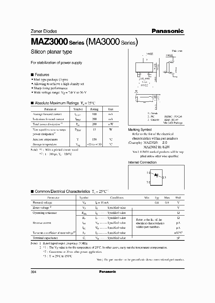 MAZ3051_258947.PDF Datasheet