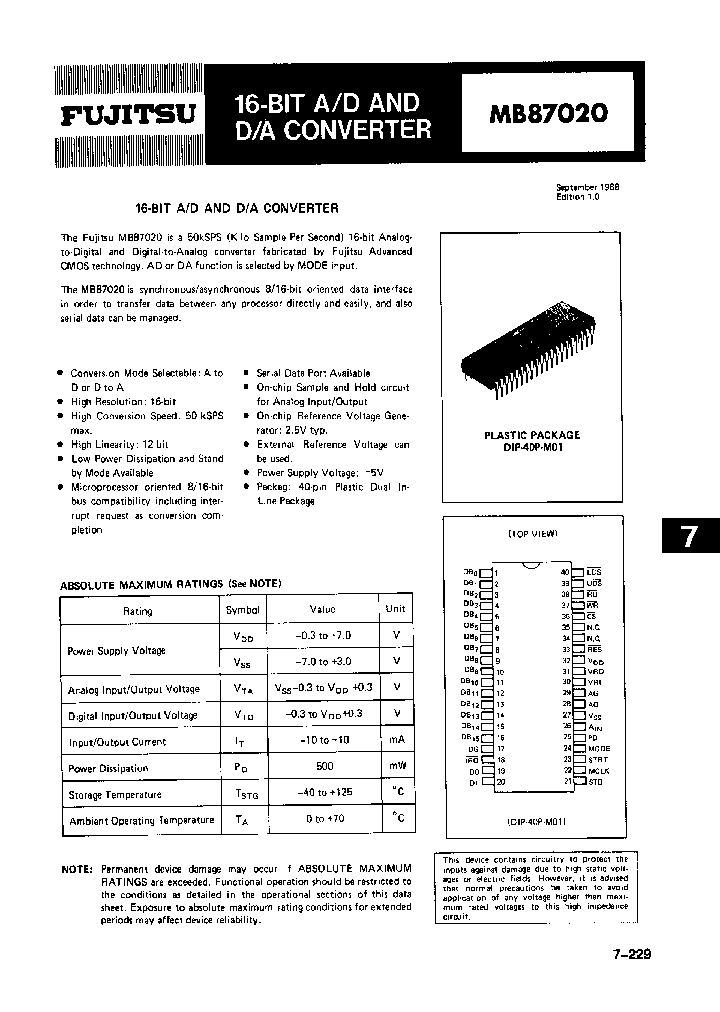 MB87020_217812.PDF Datasheet