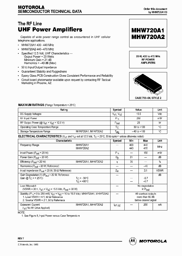 MHW720A1_265059.PDF Datasheet