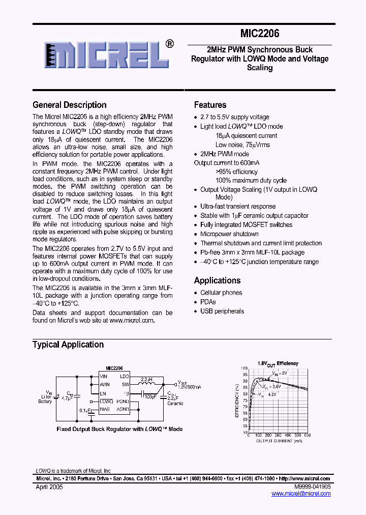MIC2206_240275.PDF Datasheet