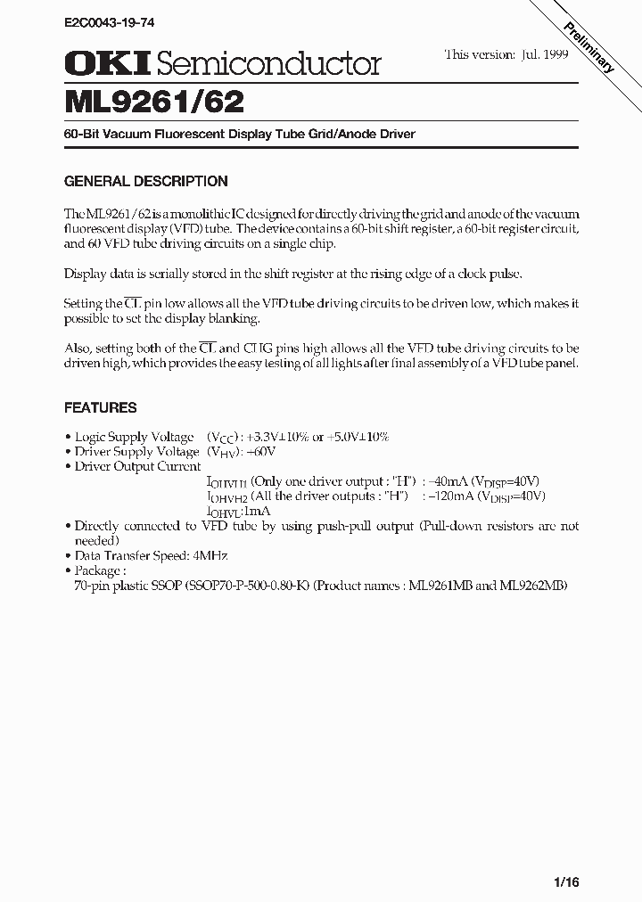 ML9261_246597.PDF Datasheet