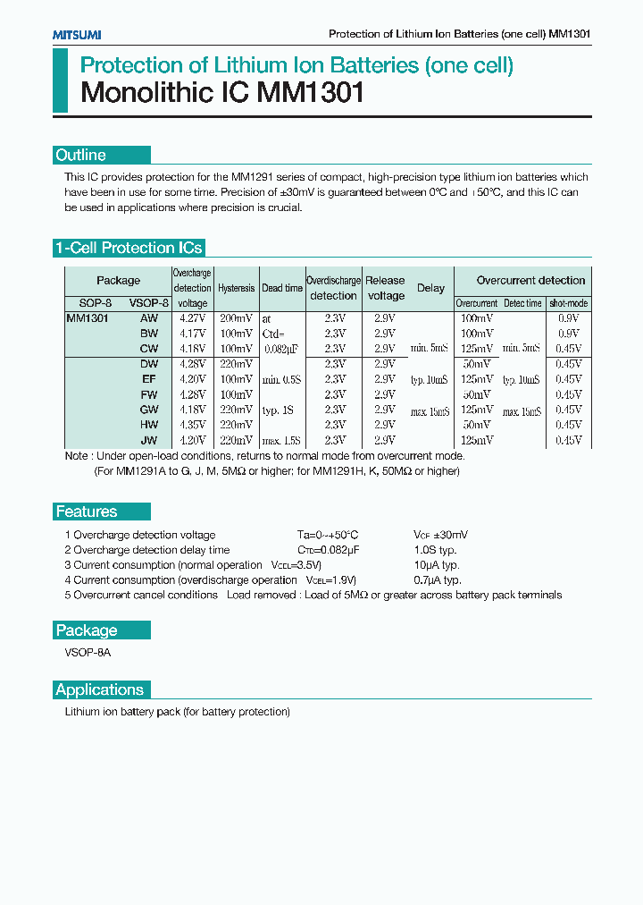 MM1301_239675.PDF Datasheet