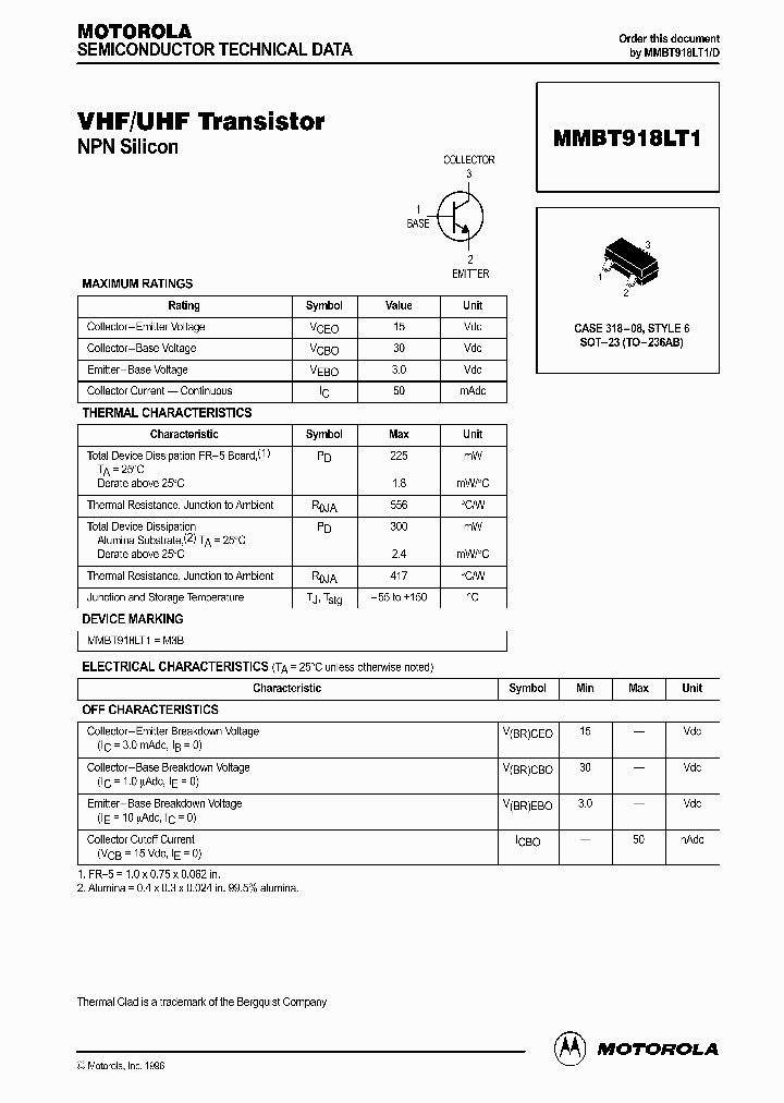 MMBT918LT1_222510.PDF Datasheet