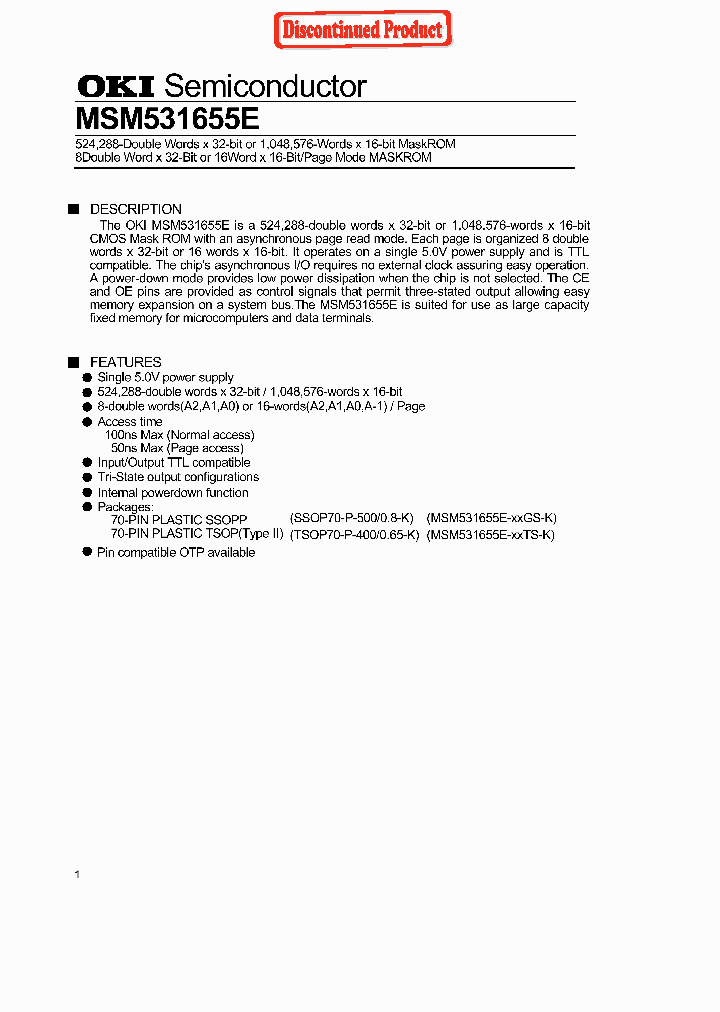 MSM531655E-XXGS-K_260297.PDF Datasheet