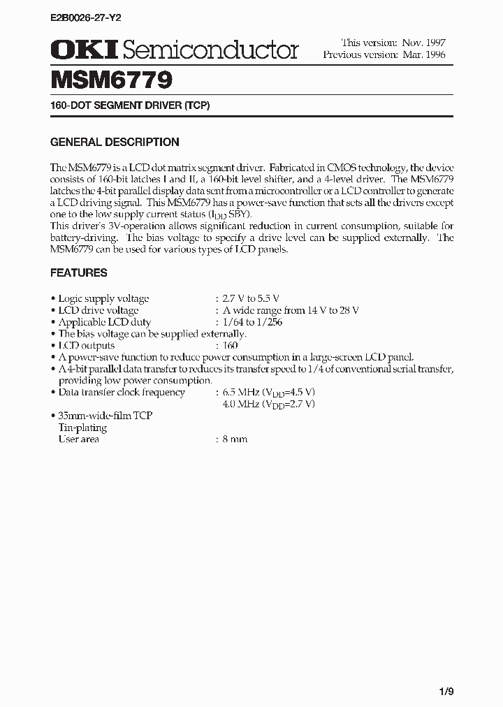 MSM6779_216390.PDF Datasheet