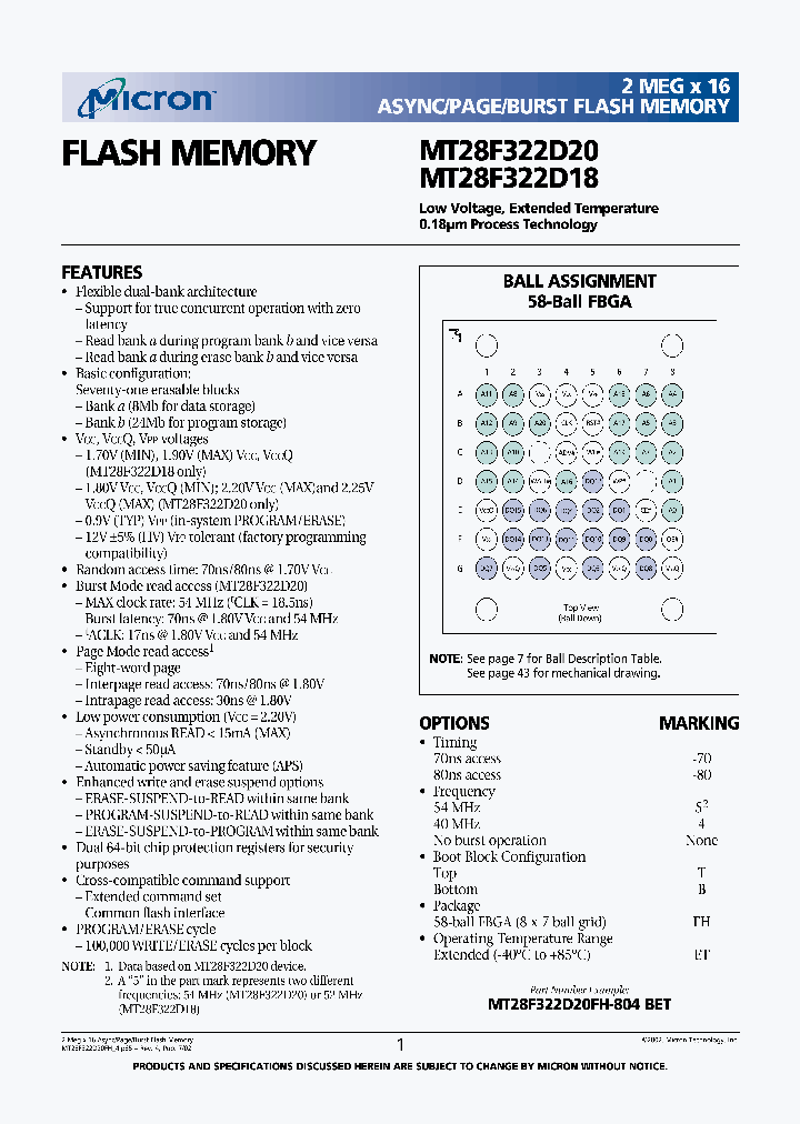 MT28F322D18_263461.PDF Datasheet