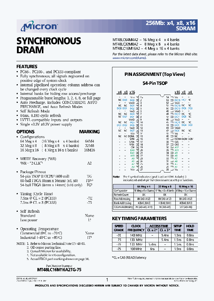 MT48LC16M16A2_266638.PDF Datasheet
