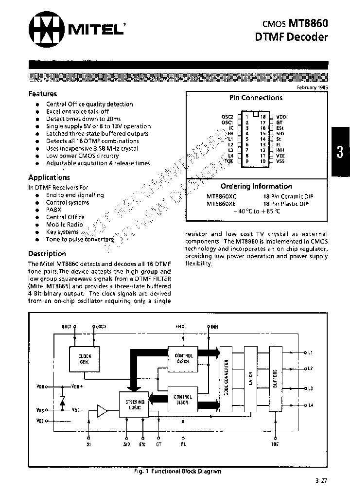 MT8860_218782.PDF Datasheet