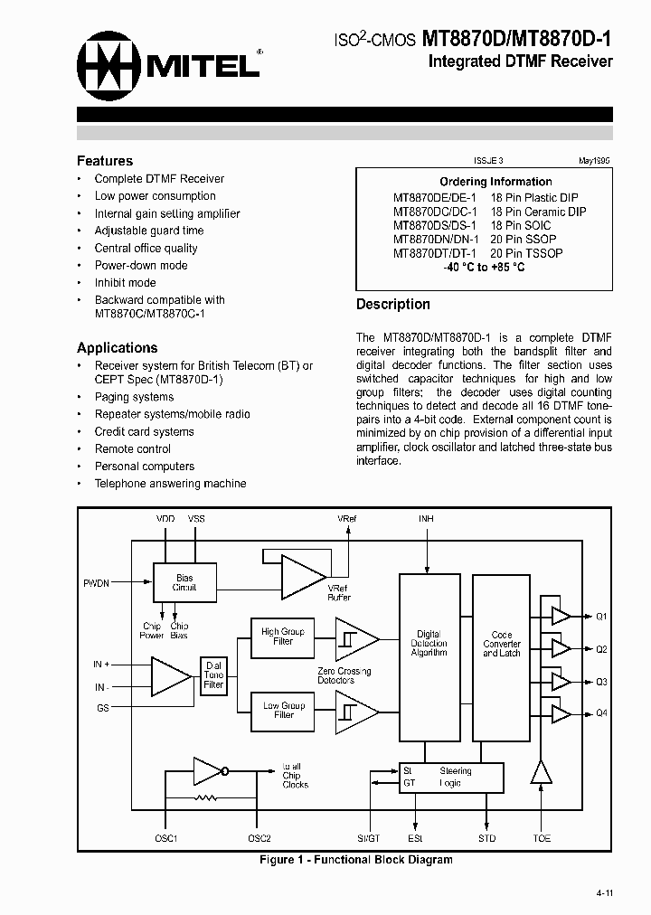 MT8870_251711.PDF Datasheet