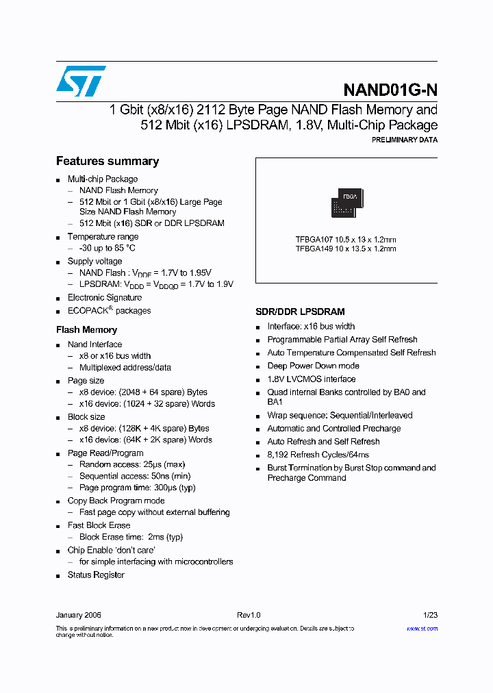 NAND01G-N_258588.PDF Datasheet