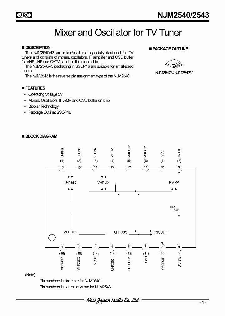 NJM2543_229322.PDF Datasheet