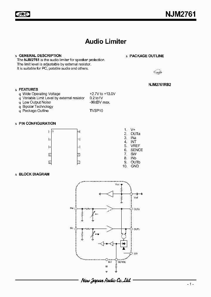NJM2761_254841.PDF Datasheet