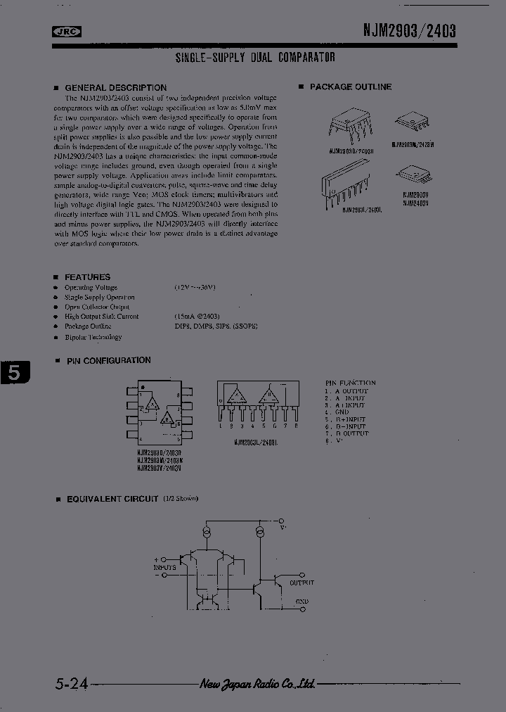 NJM2903_257385.PDF Datasheet