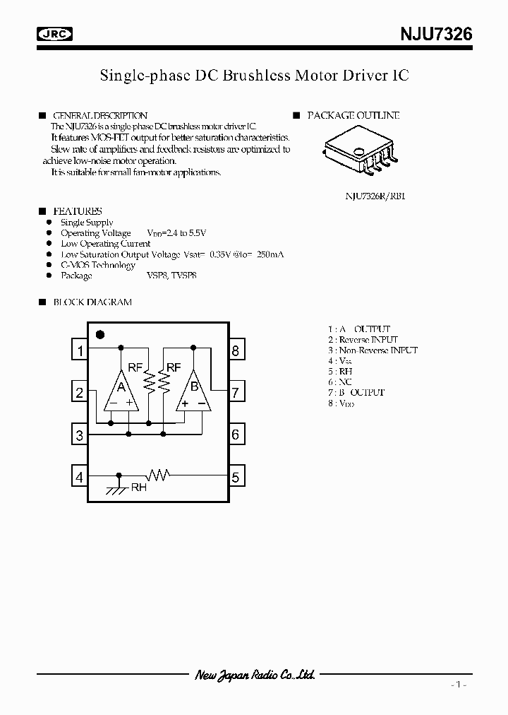 NJU7326_259395.PDF Datasheet