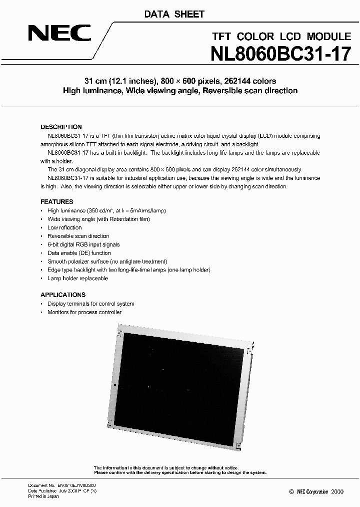 NL8060BC31-17_229626.PDF Datasheet