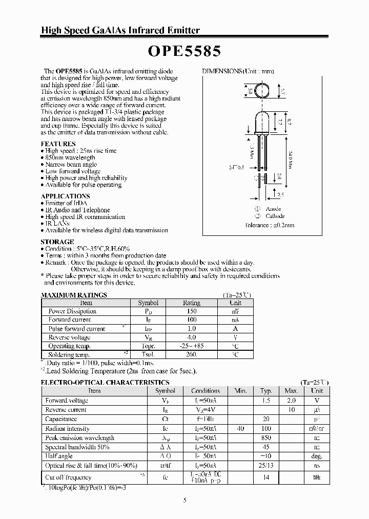 OPE5585_230756.PDF Datasheet