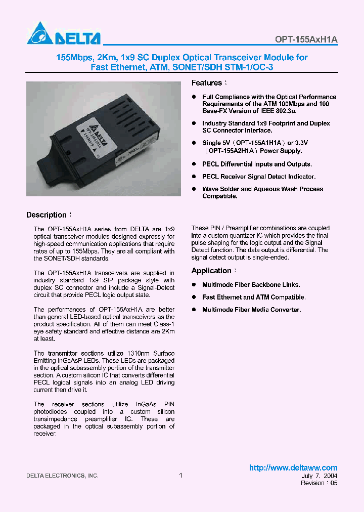 OPT-155A1H1A_217359.PDF Datasheet