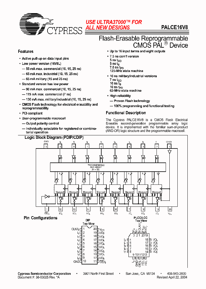 PALCE16V8-10_243719.PDF Datasheet