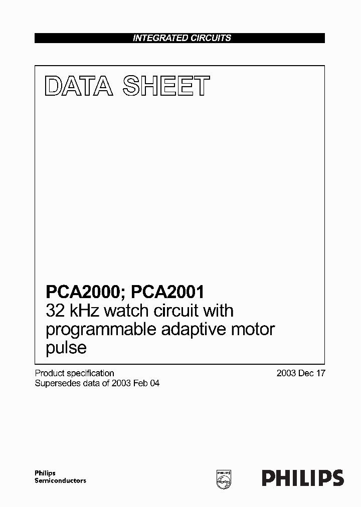 PCA2000_252974.PDF Datasheet